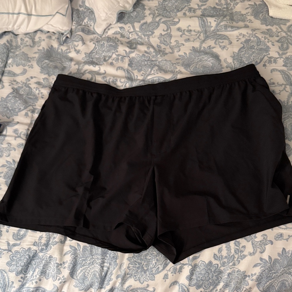 Men's Black Athletic Shorts